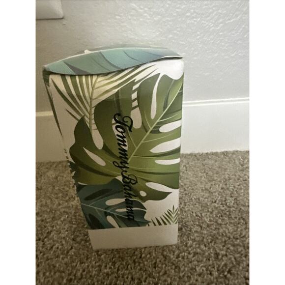 Tommy Bahama Hand Soap Glass Bottle & Refill Set ISLAND VIBES Essential Oil NEW - Picture 3 of 4